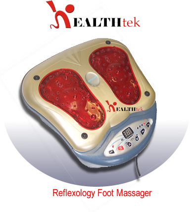 Vibrating infrared foot massager Reflexology redefined