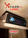 Our Far infrared Saunas come with Radio/Cd Players as standard